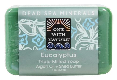 One With Nature Eucalyptus Dead Sea Mineral Soap, 7 oz Bar