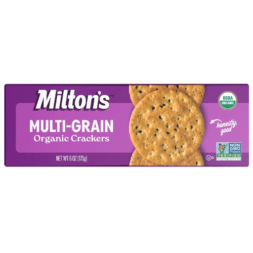 Milton's Organic Multi-Grain Crackers, 6 oz