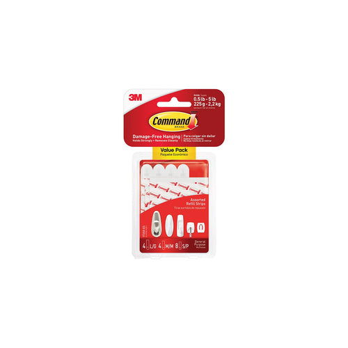 Command Adhesive Strips, Clear, 17200CL