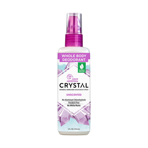 Crystal Essence Mineral Deodorant Spray, Unscented, 4 fl oz