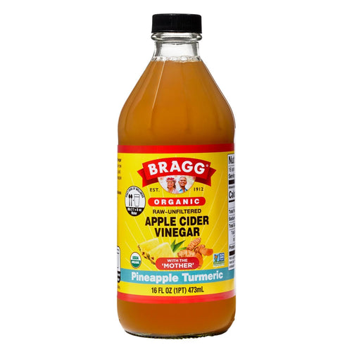 Bragg Organic Pineapple Turmeric Apple Cider Vinegar Blend, 16 fl oz