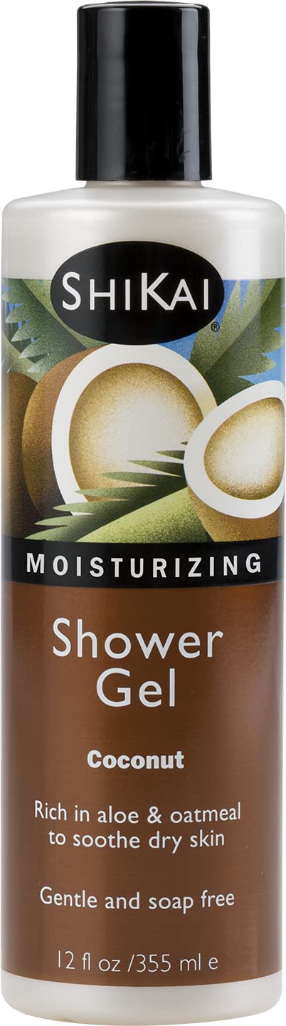 ShiKai Daily Moisturizing Shower Gel, Coconut, 12 oz