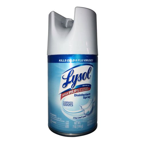 Lysol Disinfectant Spray, Crisp Linen, 7 oz (Pack of 2)