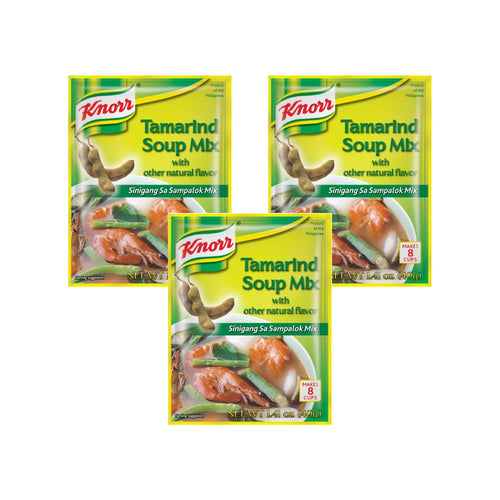 Knorr Tamarind Soup Mix (Sinigang sa Sampalok), 1.41 oz (Pack of 3)