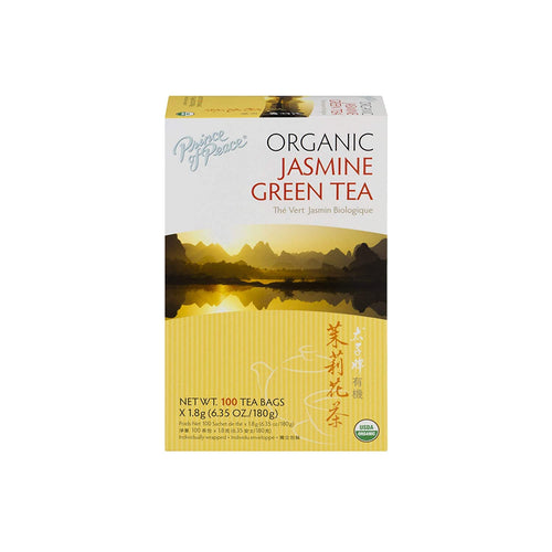 Prince of Peace Organic Jasmine Green Tea, 100 Tea Bags