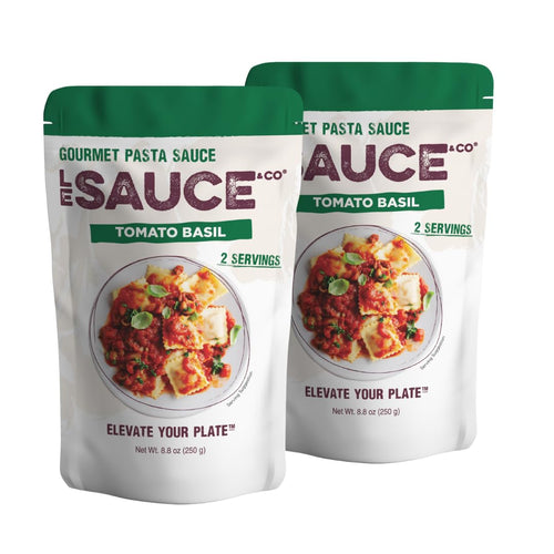 Always Fresh Tomato Basil Pasta Sauce, Two Servings (Pack of 2)