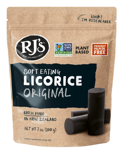 RJ's Soft Eating Black Licorice, 7.05 oz Bag