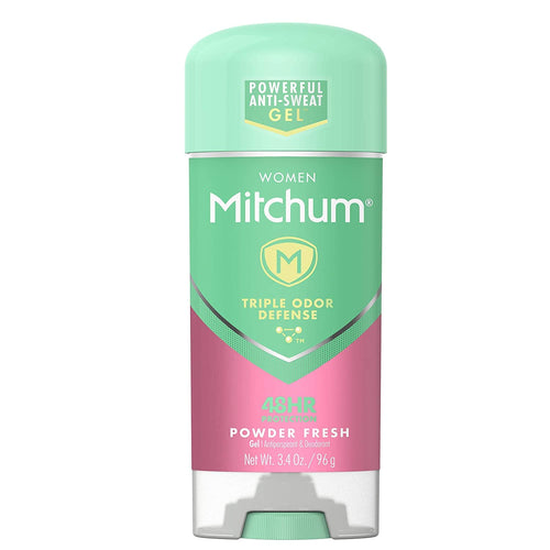 Mitchum for Women Clear Gel Powder Fresh Antiperspirant Deodorant, 3.4 oz