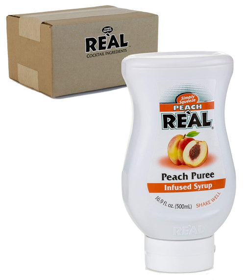 Reàl Infused Peach Syrup, 16.9 fl oz