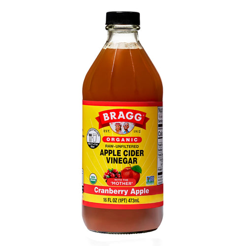 Bragg Organic Apple Cider Vinegar, Cranberry Apple Blend, 16 fl oz