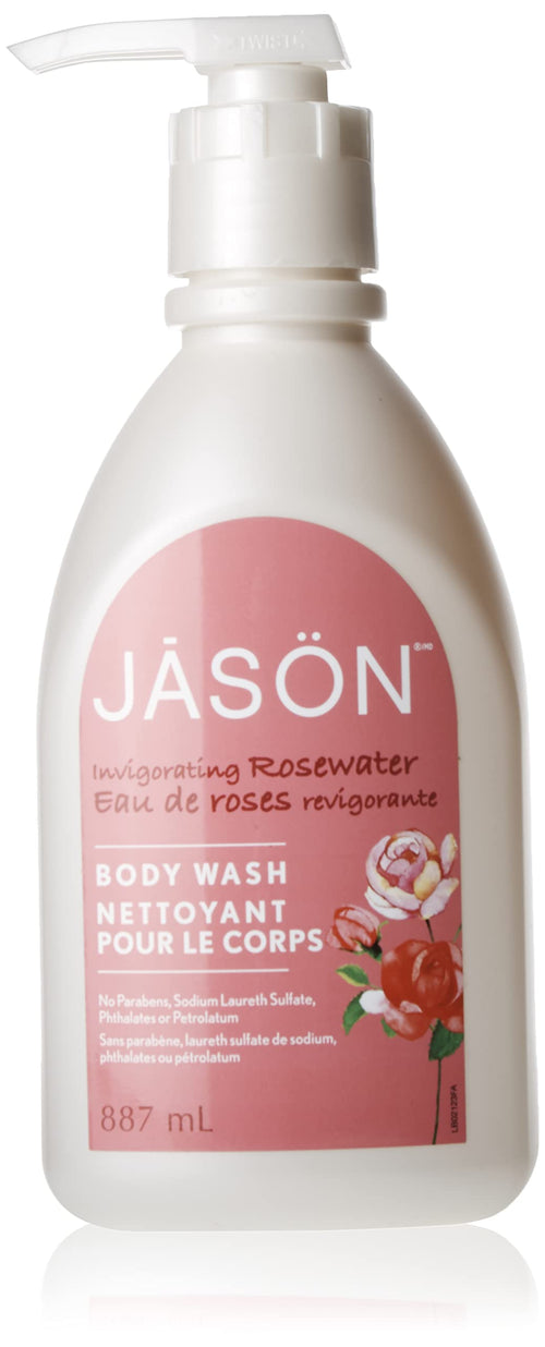 Jason Rosewater Shower Body Wash, 30 oz (Pack of 2)