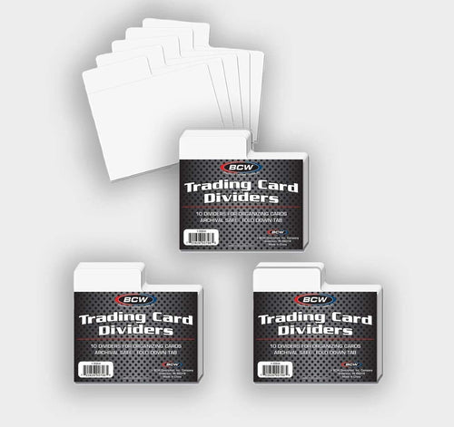 BCW Horizontal Trading Card Dividers, 30 Count
