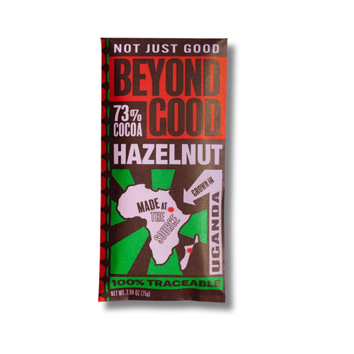 Beyond Good Dark Chocolate Toasted Hazelnut Bar, 2.64 oz