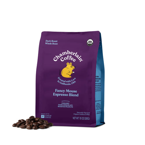 Chamberlain Coffee Espresso Dark Roast Whole Bean Coffee, 10 oz