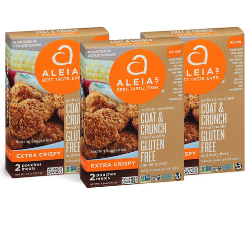 Aleia's Gluten-Free Extra Crispy Coat and Crunch Breading, 4.5 oz (Pack of 3)