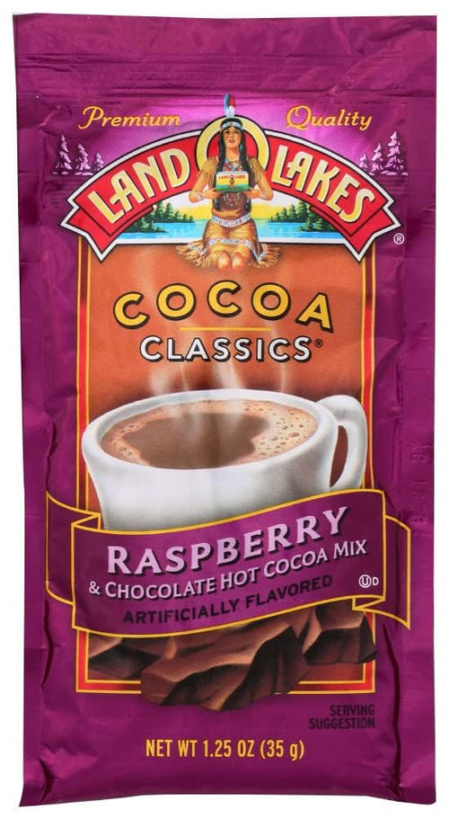 Land O'Lakes Raspberry Cocoa Mix, 1.25 oz (12 Pack)
