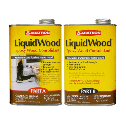 Abatron LiquidWood Wood Hardener Kit, 2 Quart