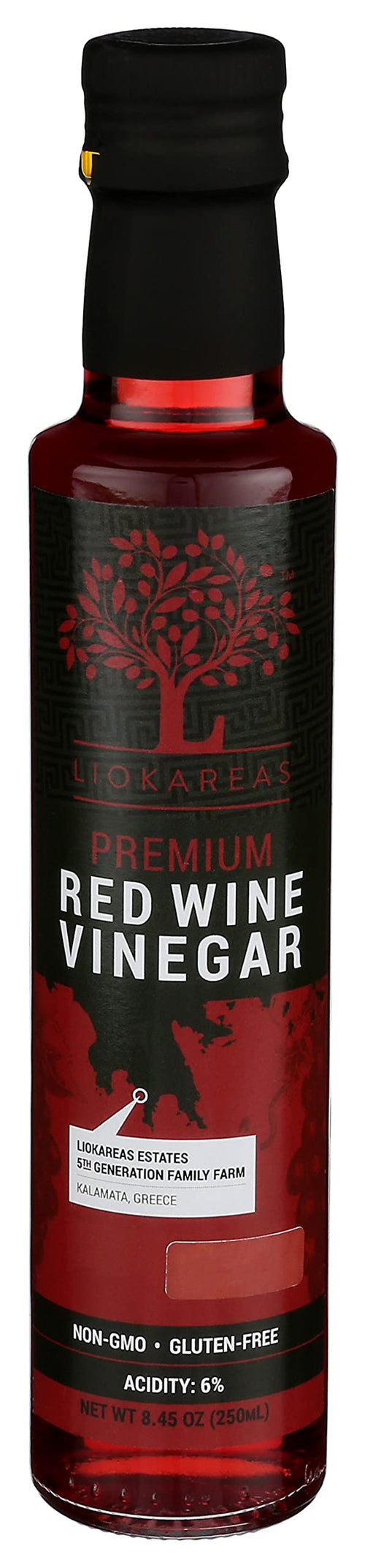 Organic Greek Red Wine Vinegar, 6% Acidity