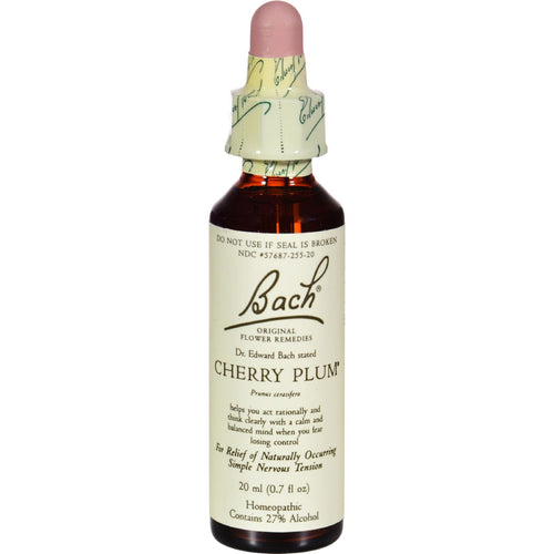 Bach Original Flower Remedies Cherry Plum, 20 mL Dropper