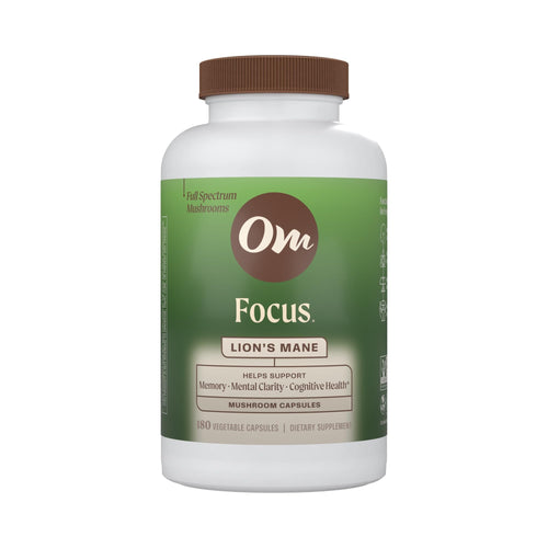 Om Organic Lion's Mane Mushroom Capsules, 180 Count