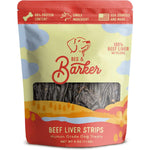 Beg & Barker Beef Liver Jerky Dog Treats, Grain Free, 4 oz