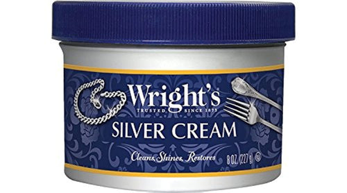 Wright's Silver Polishing Cream, 3-in-1, 8 oz
