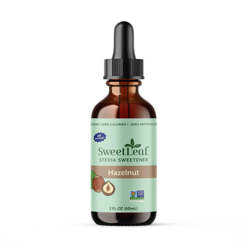SweetLeaf Stevia Drops Liquid Sweetener, Hazelnut, 2 fl oz
