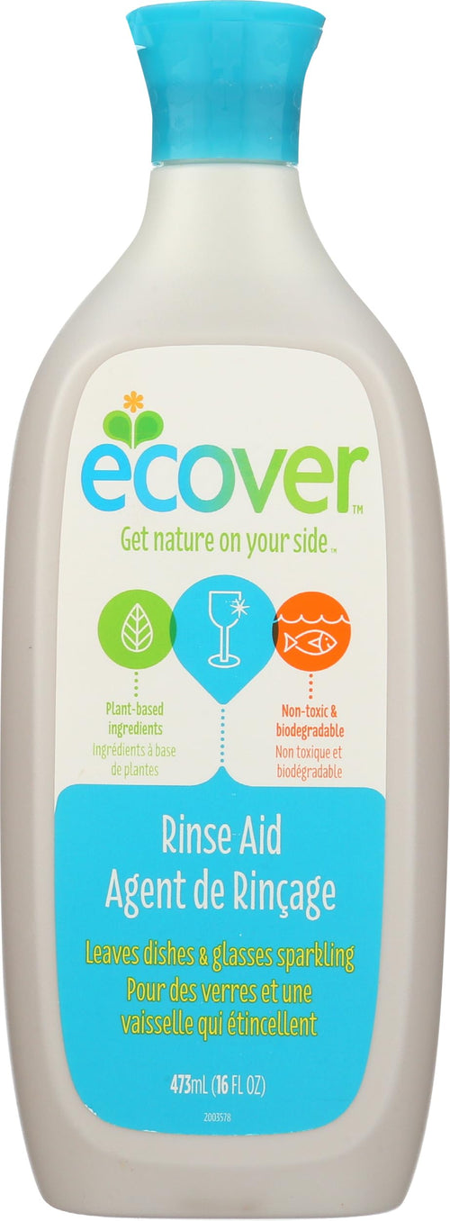 Ecover Naturally Derived Dishwasher Rinse Aid, 16 oz