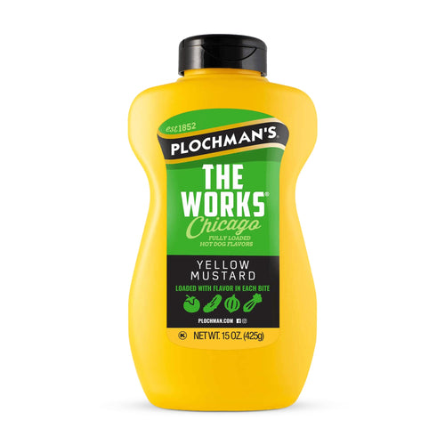 Plochman's The Works Mustard, 15 oz