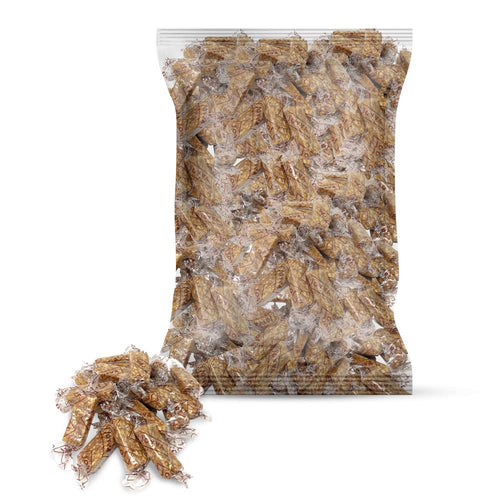 Joyva Sesame Crunch Individually Wrapped Candy, Honey Sesame, 2 lb Bulk Bag