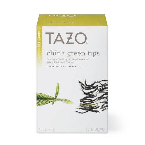 Tazo China Green Tips Green Tea, 20 Count (Pack of 6)