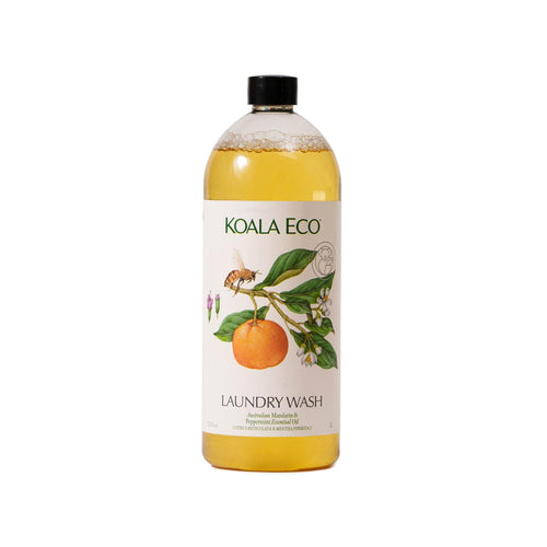 Koala Eco Laundry Wash, Australian Mandarin and Peppermint Oil, 33.8 oz