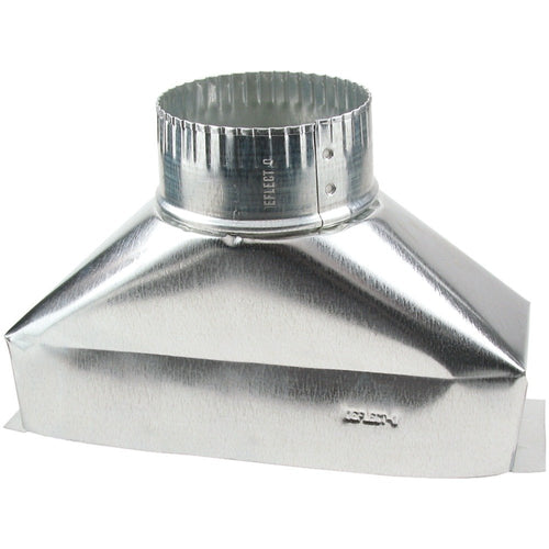 Deflect-O Jordan Galvanized Steel Duct, 4 in x 10 in