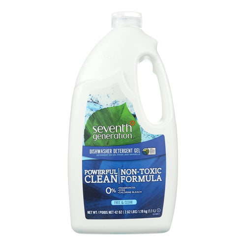 Seventh Generation Free & Clear Automatic Dishwasher Gel, 42 oz (Pack of 6)