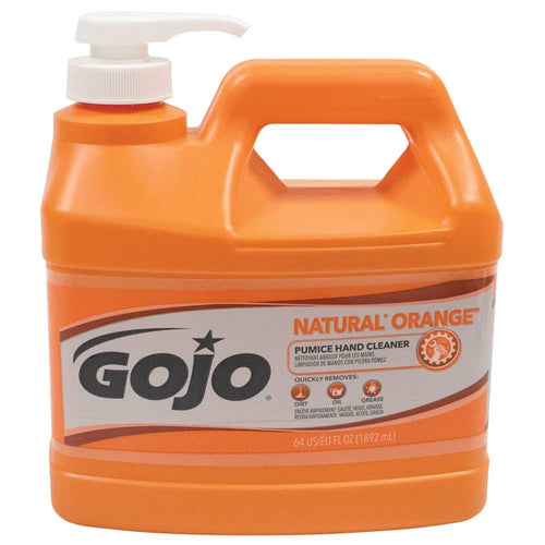 Gojo Pump Bottle, Gray, 1/2 Gallon