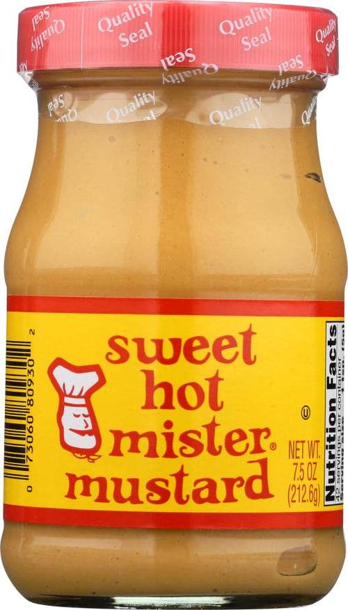 Mister Mustard Sweet Hot Mustard, 7.5 oz (Pack of 2)