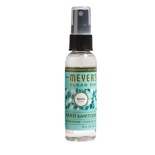 Mrs. Meyer's Clean Day Hand Sanitizer Spray, Basil, 2 fl oz