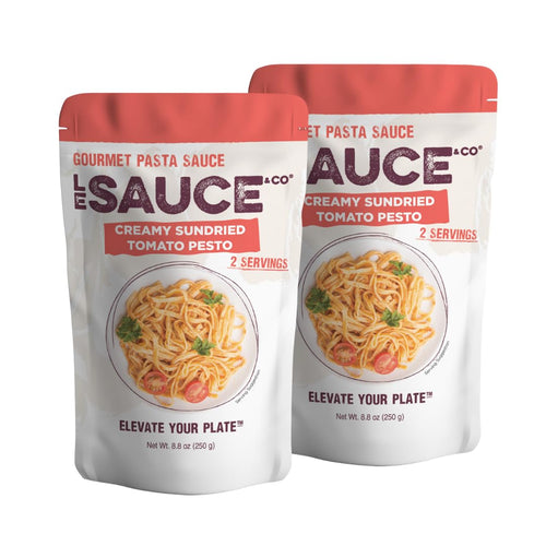Le Sauce & Co. Always Fresh Creamy Sun-Dried Tomato Pesto Pasta Sauce (Pack of 2)