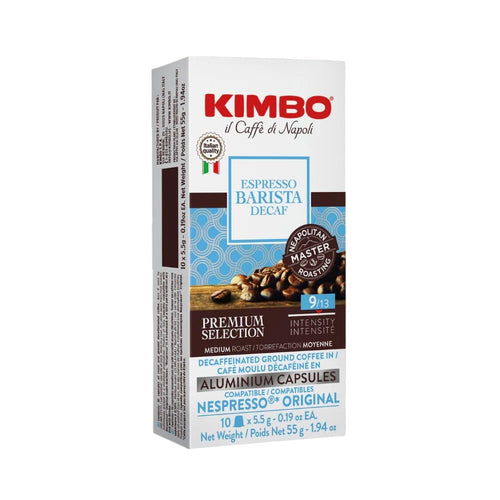 Kimbo Decaf Espresso Capsules, Nespresso Compatible, Medium Roast, 10 Count