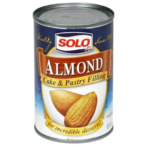 Solo Almond Filling, 12.5 oz (Pack of 12)