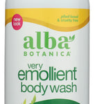 Alba Botanica Very Emollient Bath and Shower Gel, Herbal Healing, 32 oz