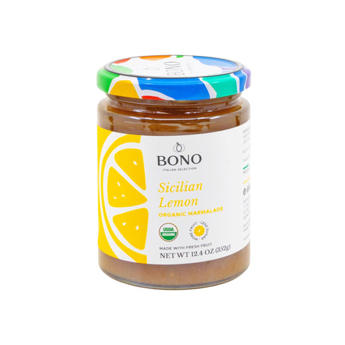 BONO Organic Sicilian Lemon Marmalade, 12.4 oz