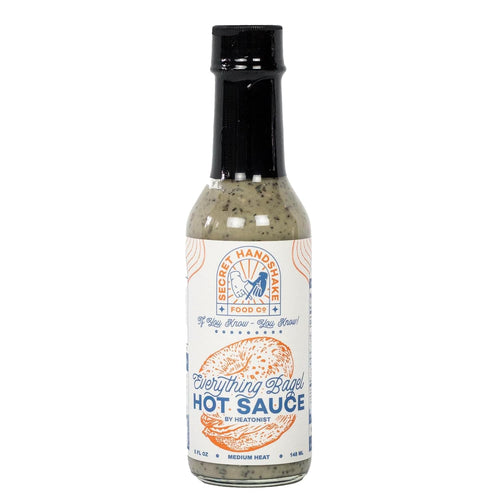 Secret Handshake Food Co. Everything Bagel Hot Sauce, 5 fl oz