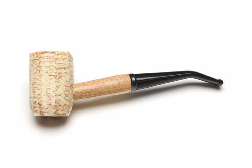 Missouri Meerschaum Washington Corn Cob Pipe, 5th Avenue, Bent Bit