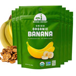 Mavuno Harvest Banana Chips, No Sugar Added (Pack of 6)