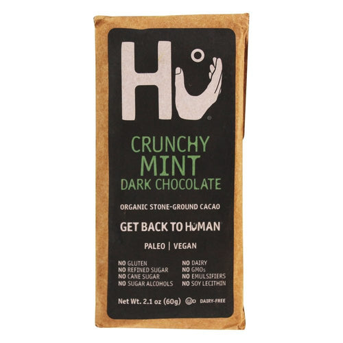 Hu Kitchen Crunchy Mint Chocolate Bar, 2.1 oz
