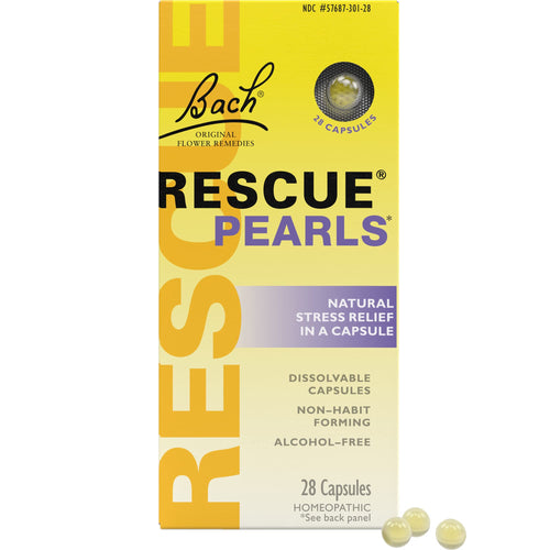 Bach Rescue Pearls, Orange Vanilla, 28 Count