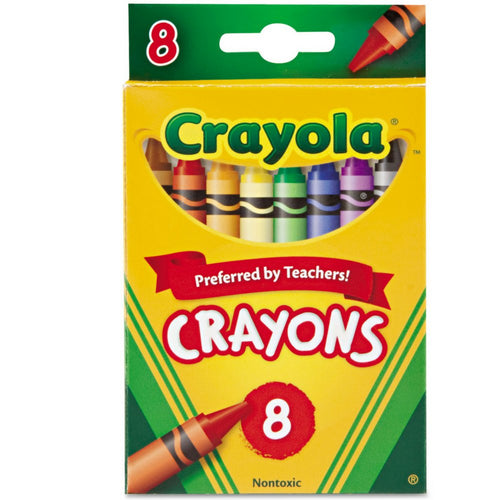 Crayola Crayons, 8 Color Peggable (Set of 6)