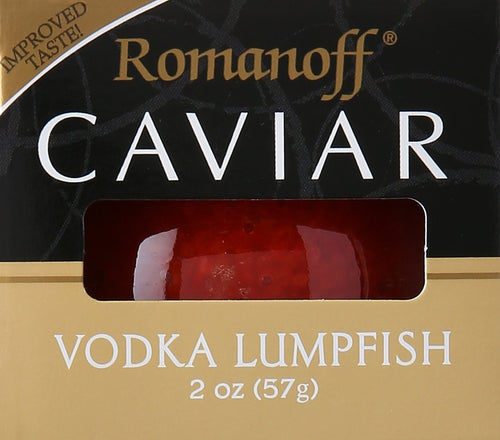 Romanoff Lumpfish Caviar, Red Vodka, 2 oz
