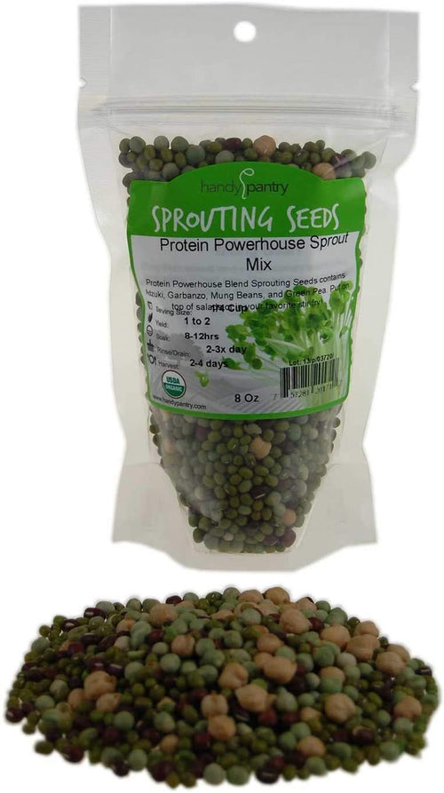 Handy Pantry Protein Powerhouse Organic Sprouting Seed Mix, 8 oz